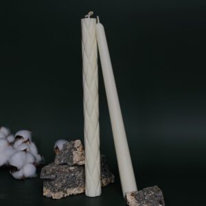 Pillar Candles Set of 2 | 100% Natural Soy Wax | Handmade