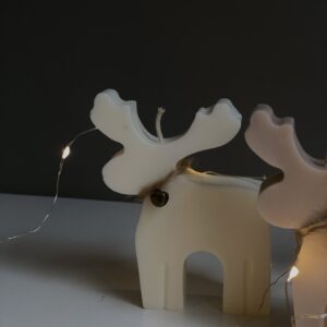 Reindeer candle | Christmas present | Scented candle | Decorative Christmas candles| festive candle | Elk | xmas