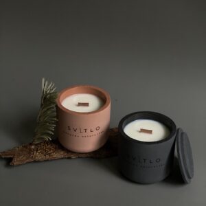 Scented Candle | Wooden wick candle | 100% Natural Soy Wax | Handmade
