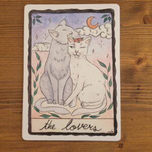 Affiche “carte tarot THE LOVERS”